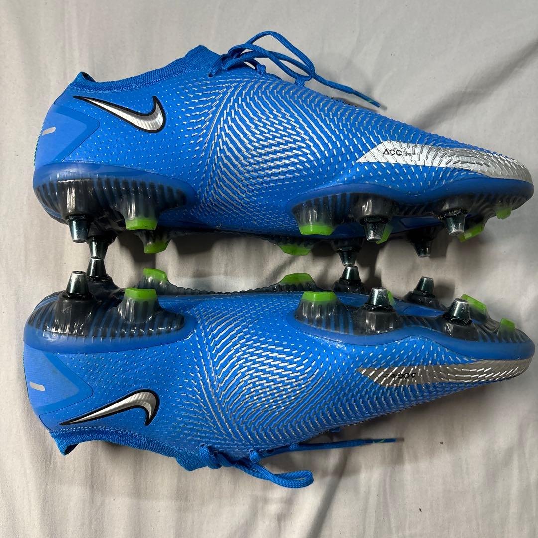 NIKE Phantom サッカースパイク　ブルー/シルバー