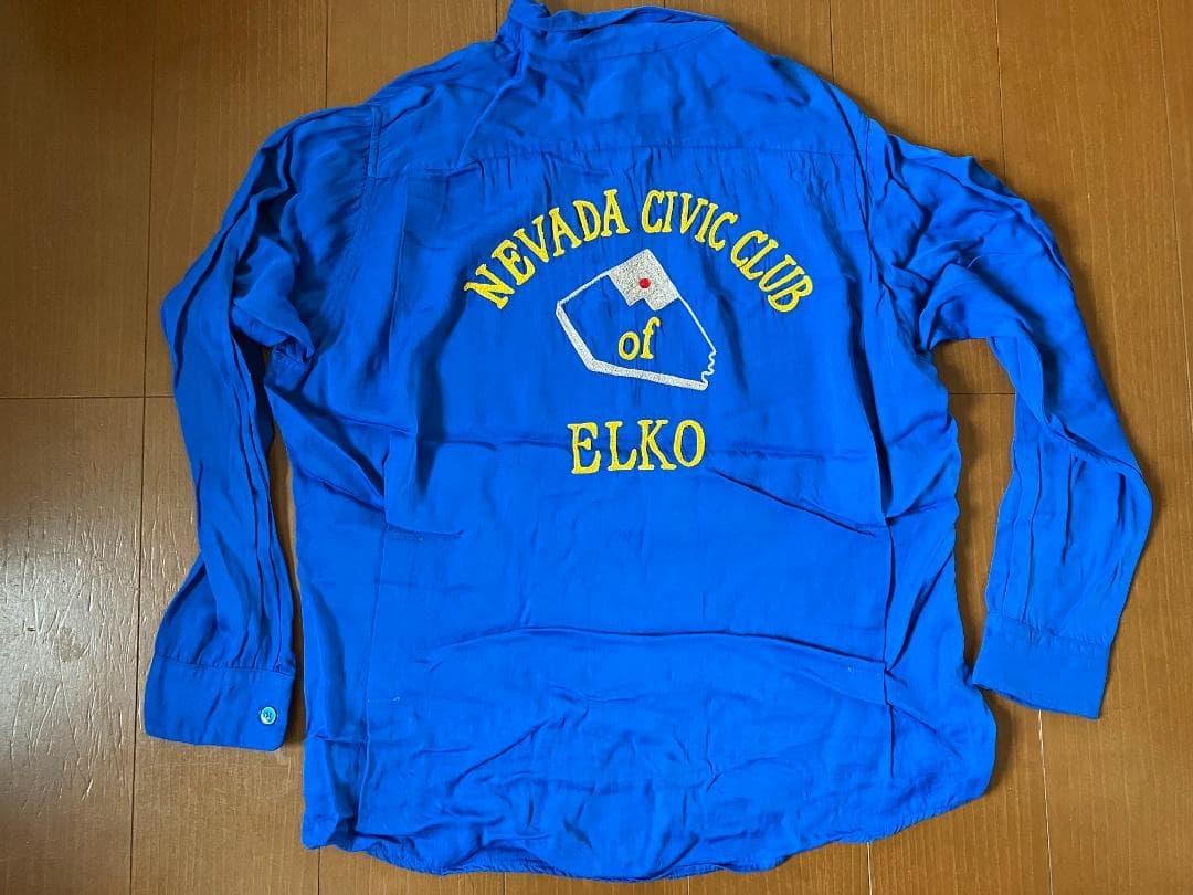 ★50ｓ ビンテージ！キングルイ King Louie ボーリングシャツ 古着