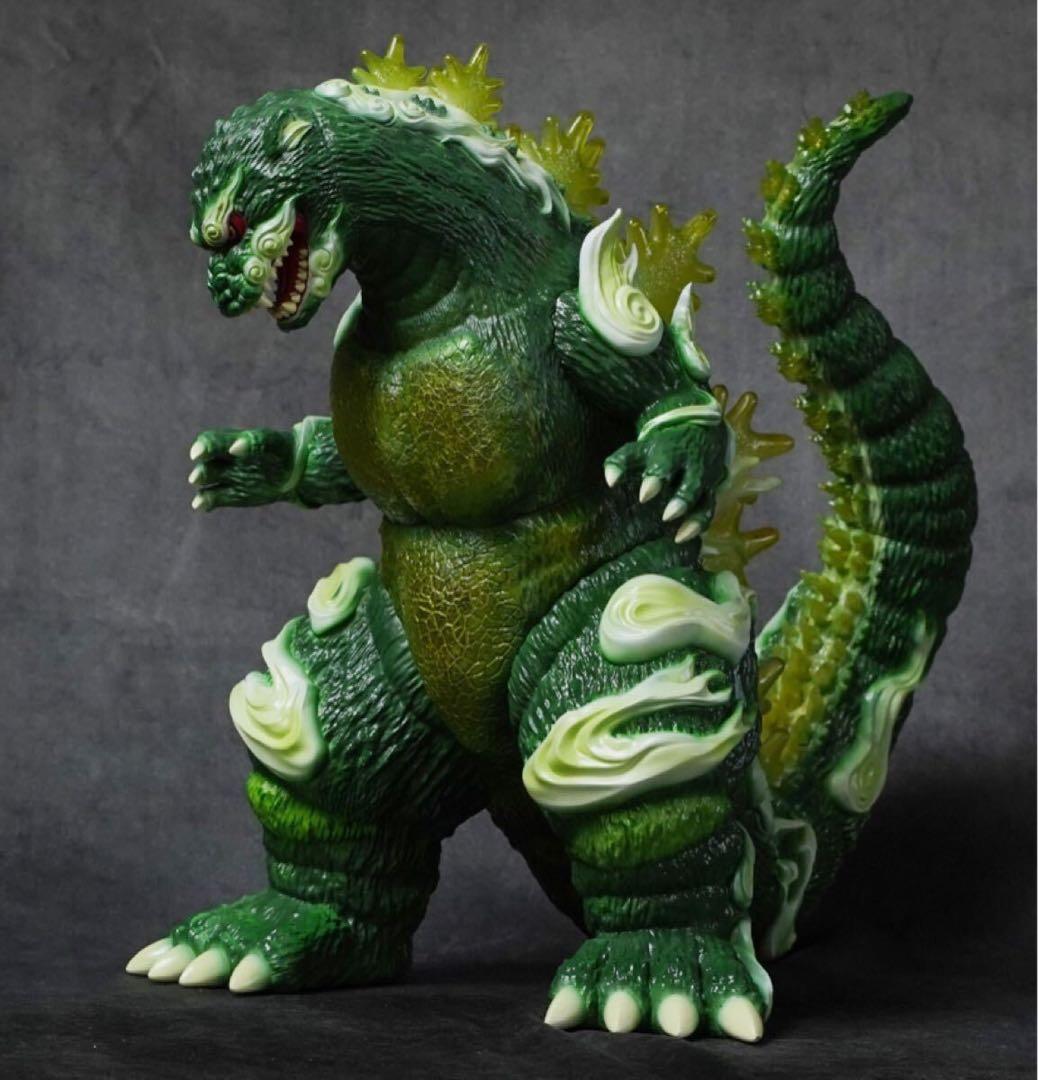 ゴジラ フィギュア ソフビ　GVA ゴジラ 浮世ノ絵（翠）　バンダイ