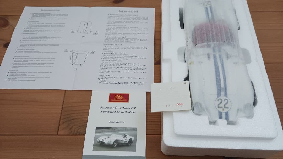 CMC 1/18 Ferrari フェラーリ 250 Testa Rossa