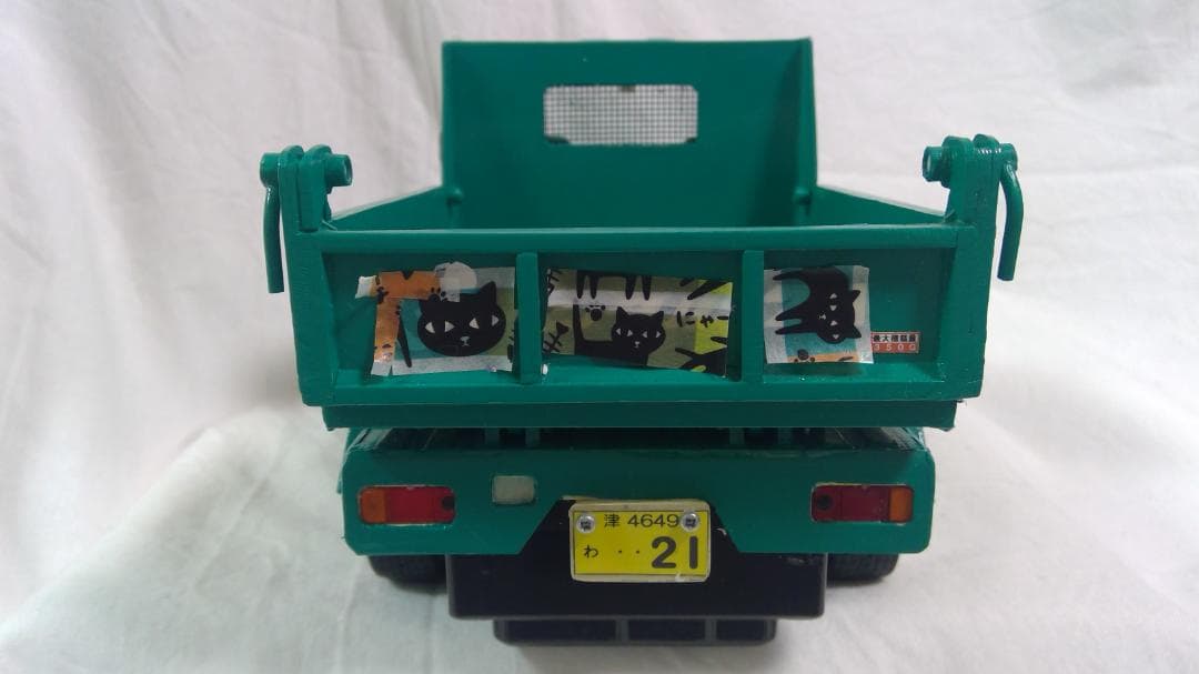 トイラジコン軽トラックをダンプカーに改造品＊価格相談等お気軽にコメントどうぞ