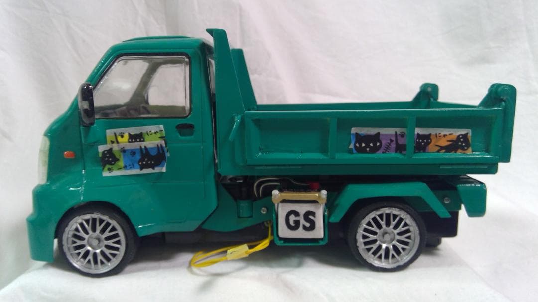 トイラジコン軽トラックをダンプカーに改造品＊価格相談等お気軽にコメントどうぞ