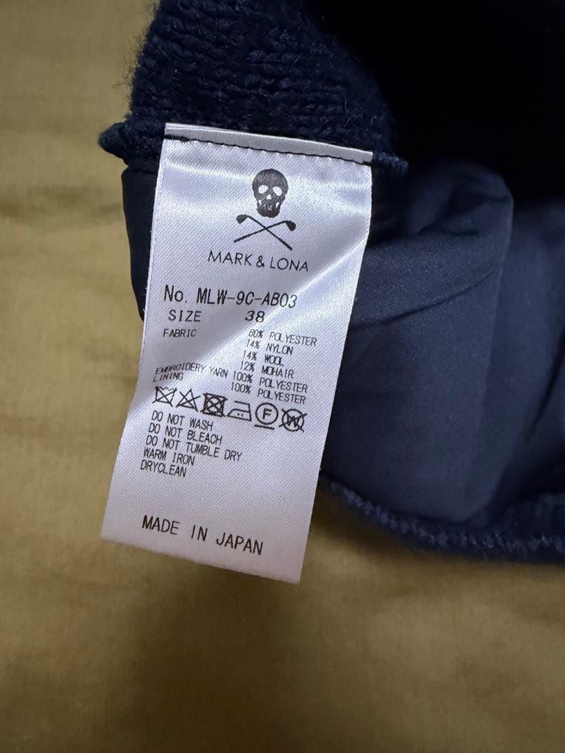 MARK & LONA ダークブルー セーター サイズ38 used