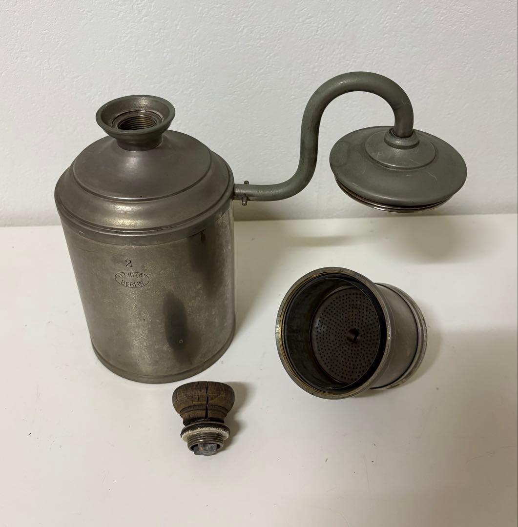 100年前の入手困難アンティークドイツ製ヴィンテージ世界初自動コーヒーメーカー