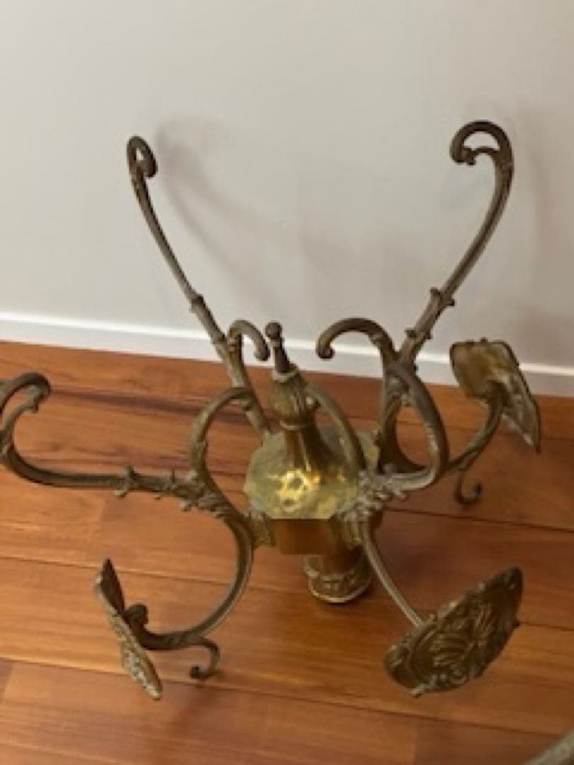 *️⃣プロフ必読*️⃣難あり❣️アンティーク 真鍮コートスタンド