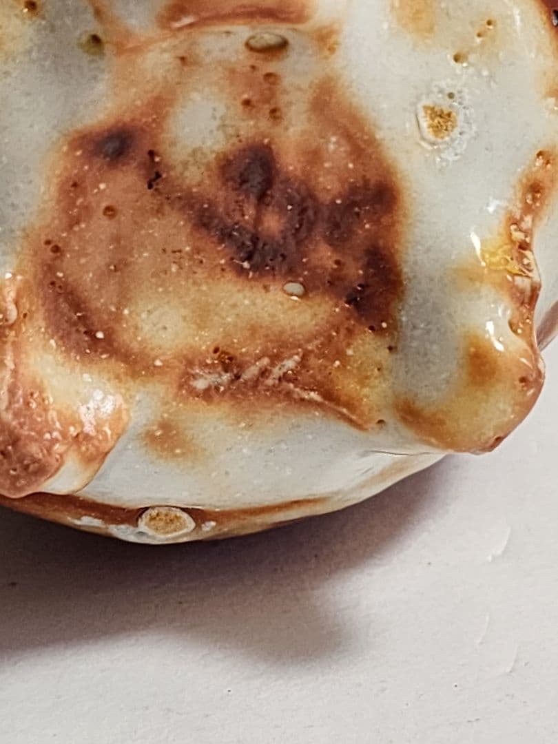 小林武春　赤志野 香炉　共箱/陶歴