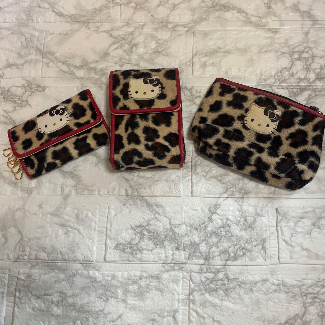 激レア♡ハローキティ ヒョウ柄 鍵収納ケース2セットキーケース