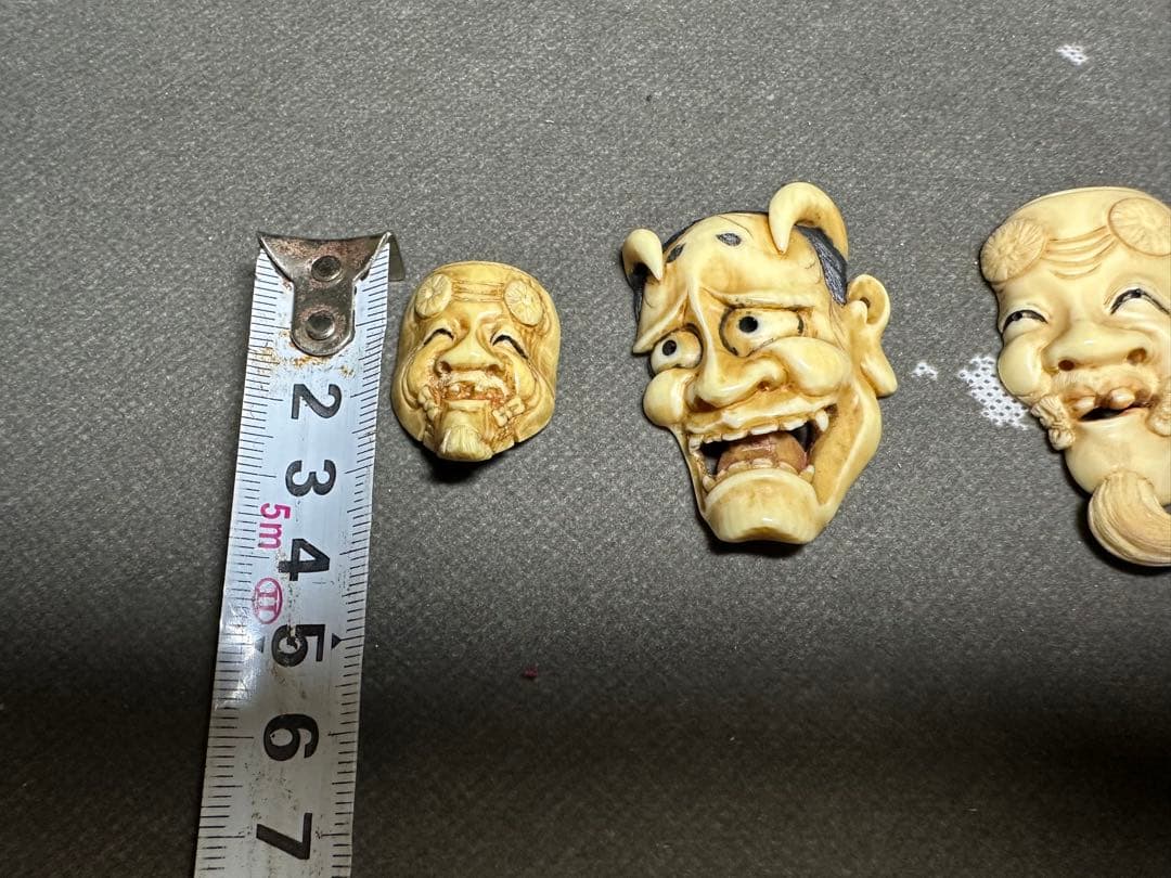 極上　根付　光一作　天然素材　アンティーク　骨董　飾り物　古美術　置物　細密細工