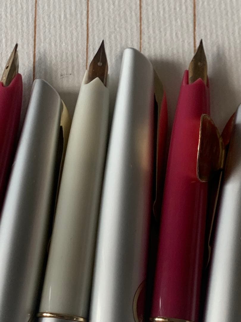 プラチナ 万年筆 14K 6本まとめ売り