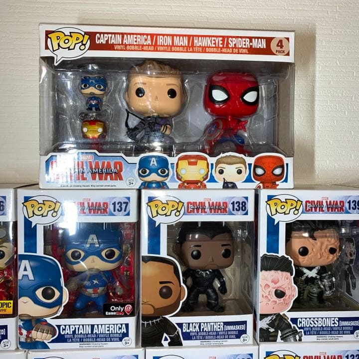 【FUNKO POP】シビルウォーセット【ファンコポップ】