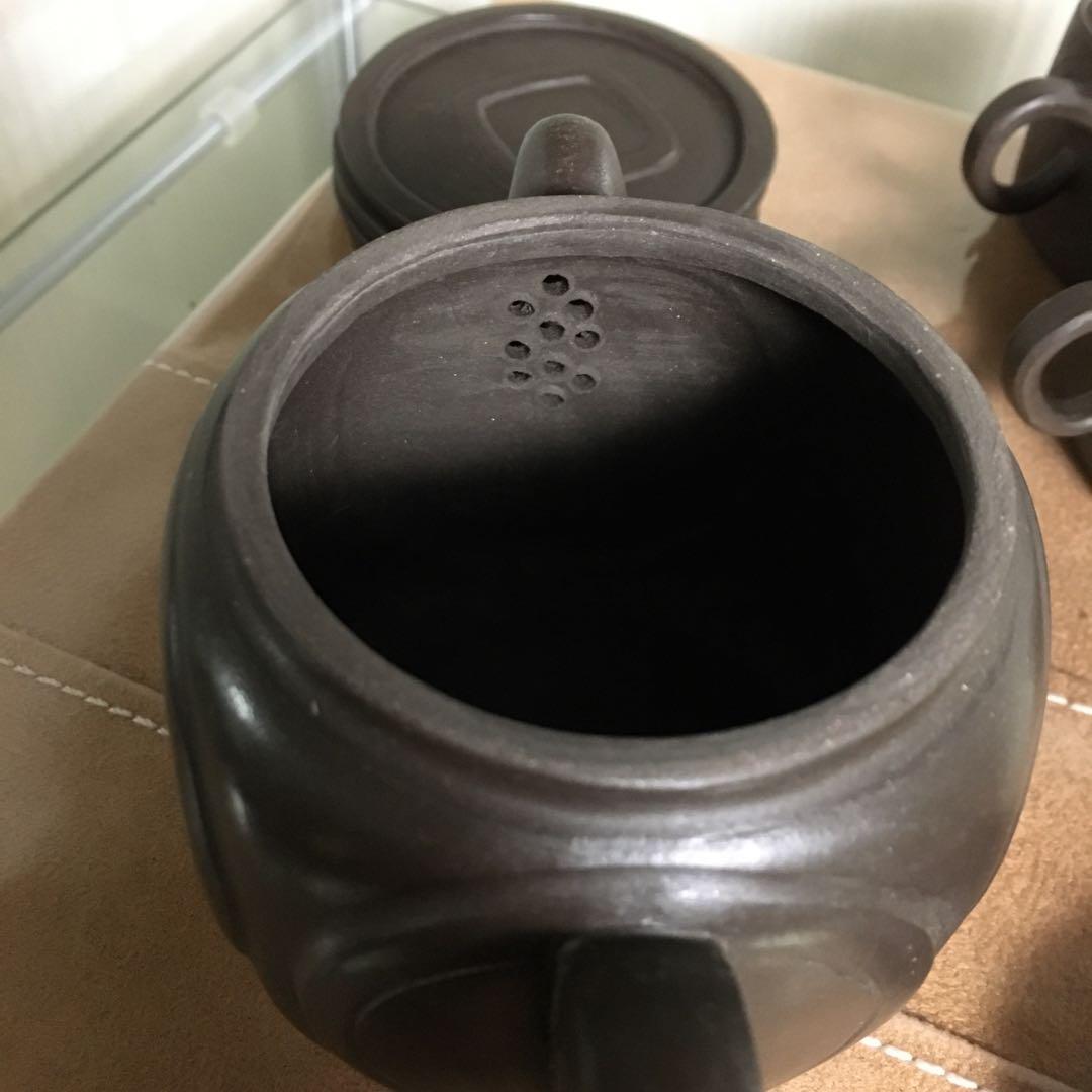 中国茶器　中国宜興　紫砂　朱泥　急須　茶壺　湯呑　菓子皿　骨董品　コレクション