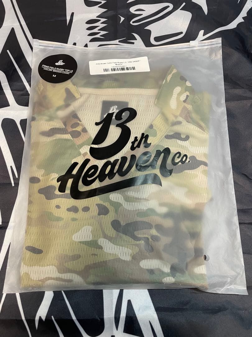 実物 forward ラグビーシャツ fog frwd multicam