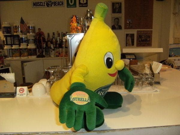 非売品★昭和レトロ★90年代★店頭用★特大★ ロイヤル バナナ ぬいぐるみ