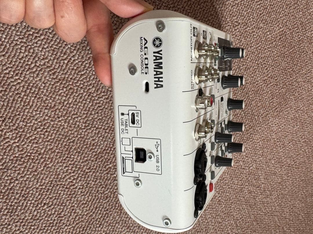 Yamaha AG06 USBオーディオインターフェイス