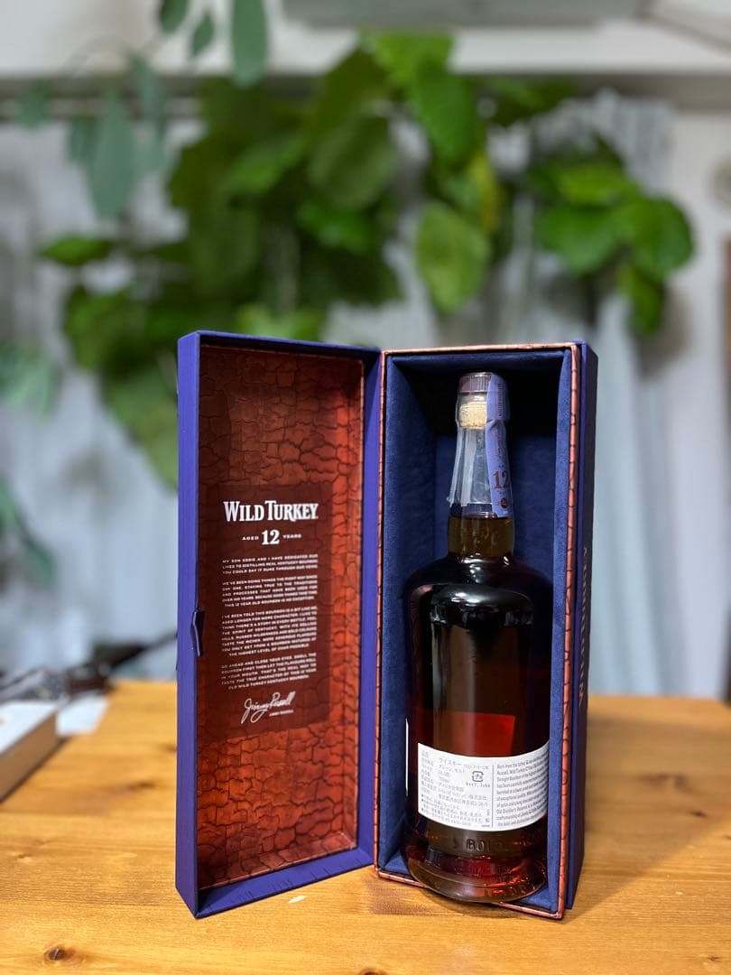 【終売品】ワイルドターキー 12年 1本700ml 箱、化粧箱付