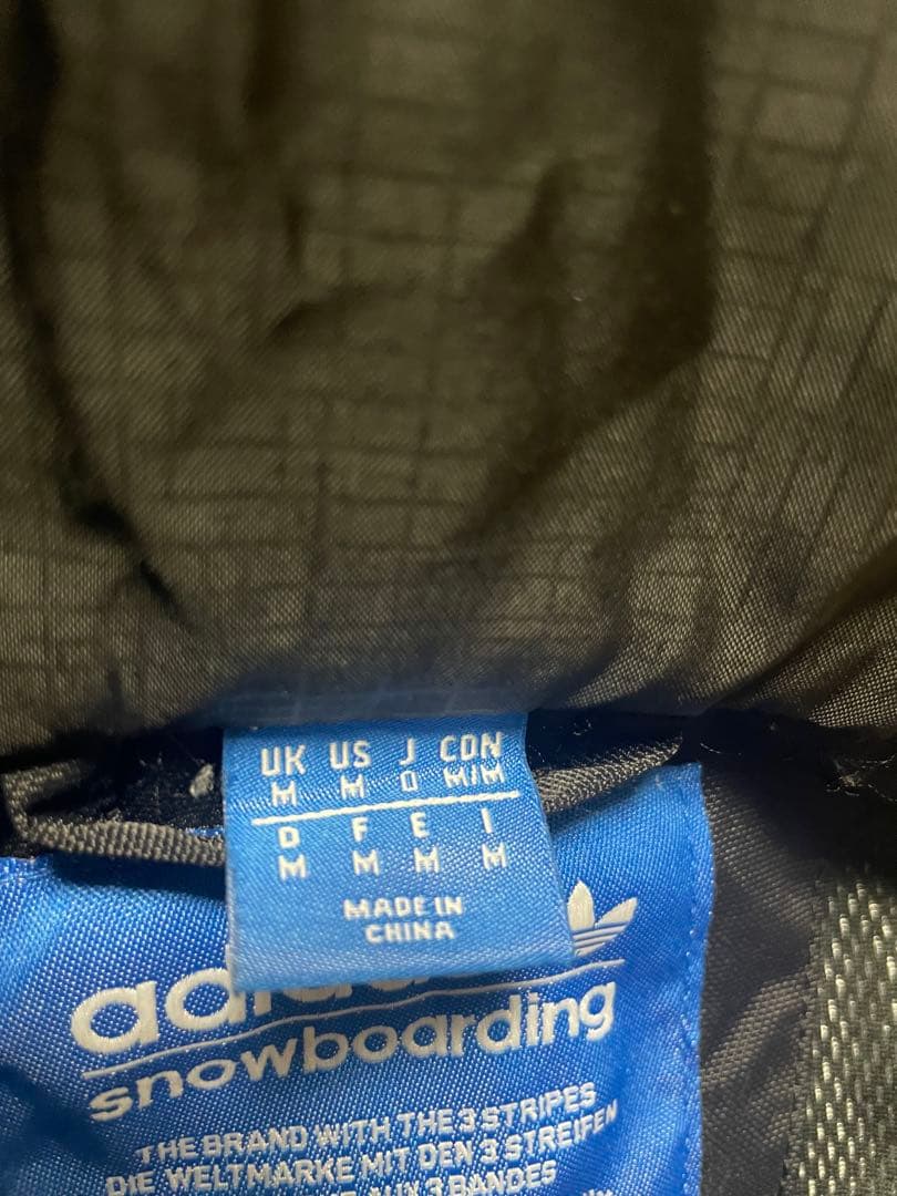 アディダスオリジナルス スノーボードウエア つなぎ 黒×白 ファイヤーバード