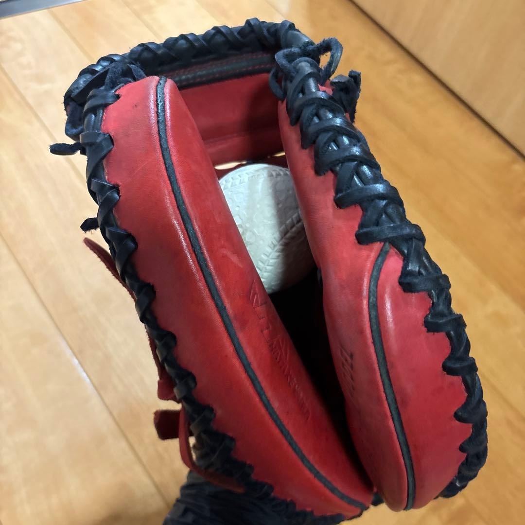 ハタケヤマ　キャッチャーミット　即戦力　大人　軟式　捕手