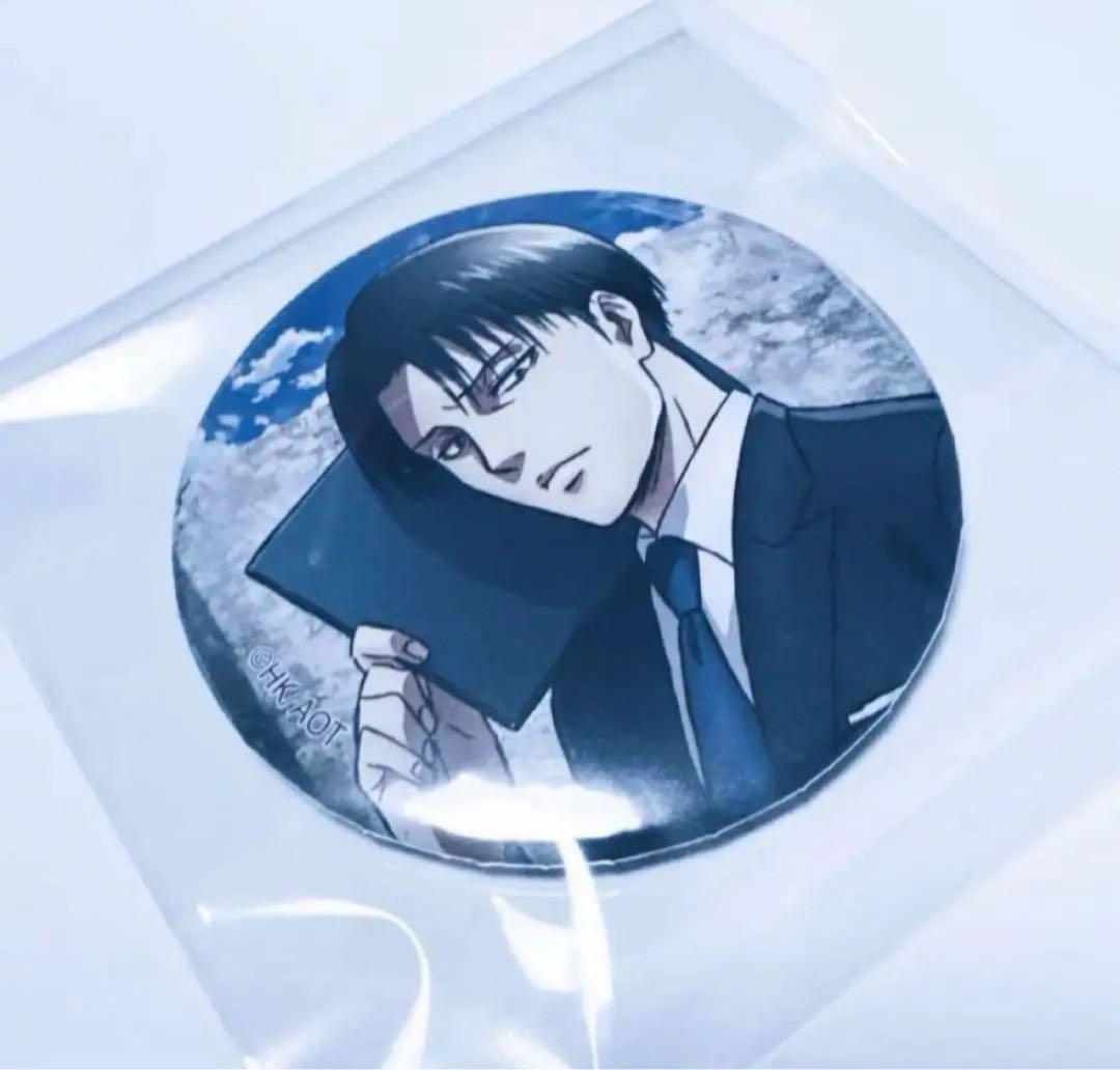 進撃の巨人 リヴァイ スーツ WITSTUDIO 巨人検定 缶バッジ