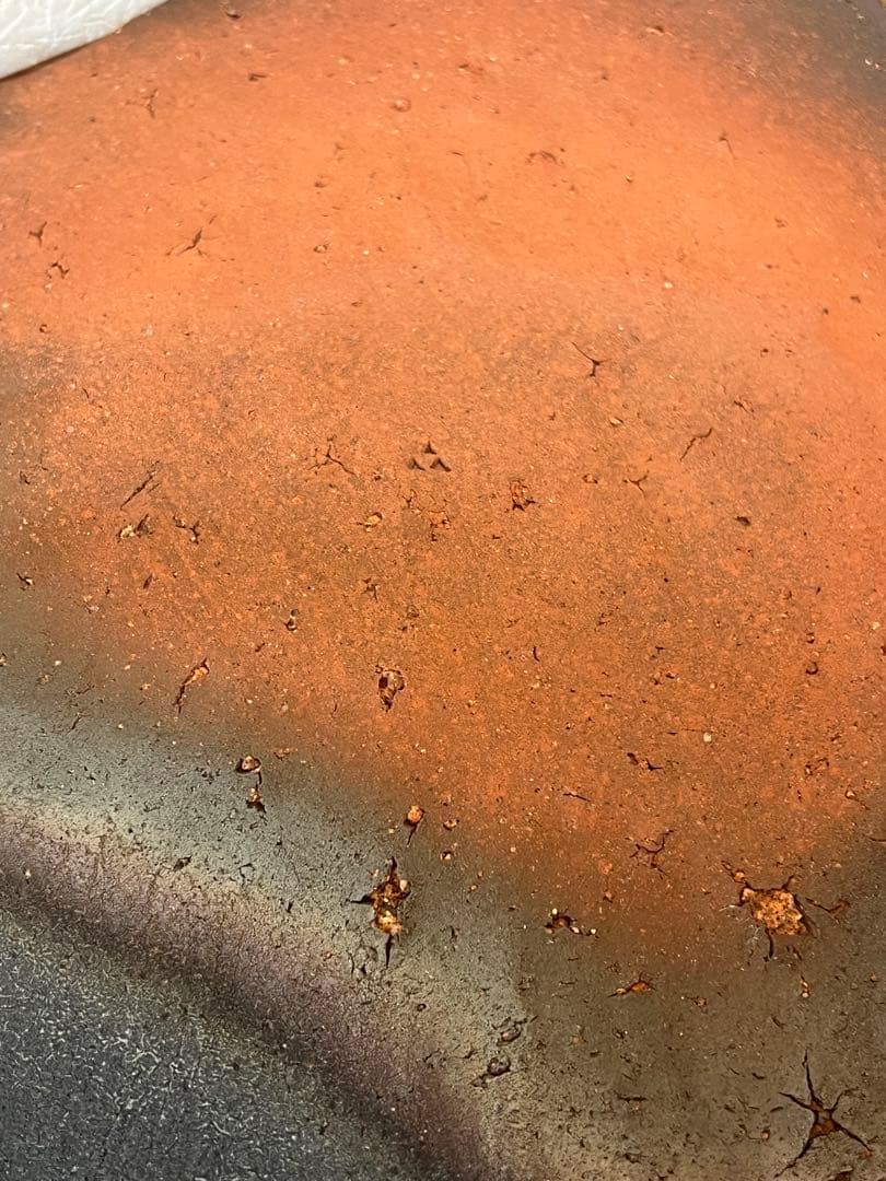 伊部　四方皿　金重巌