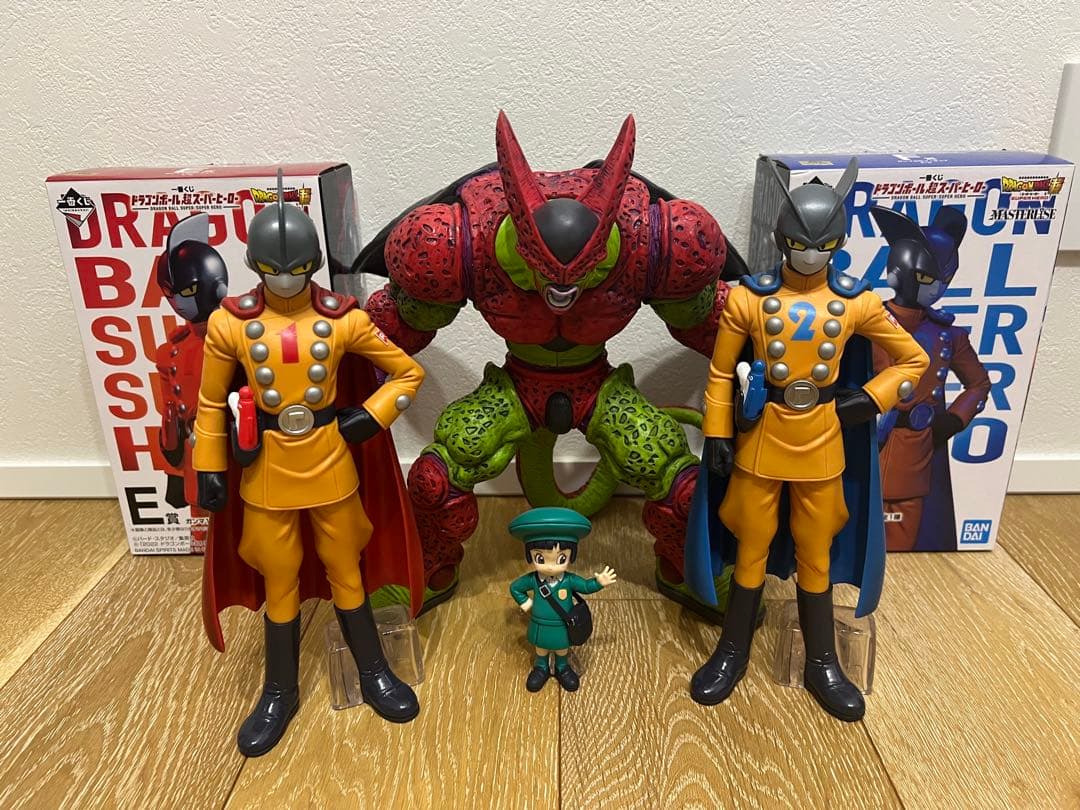 ドラゴンボール 一番くじ セルマックス　ガンマ1号　2号　パン