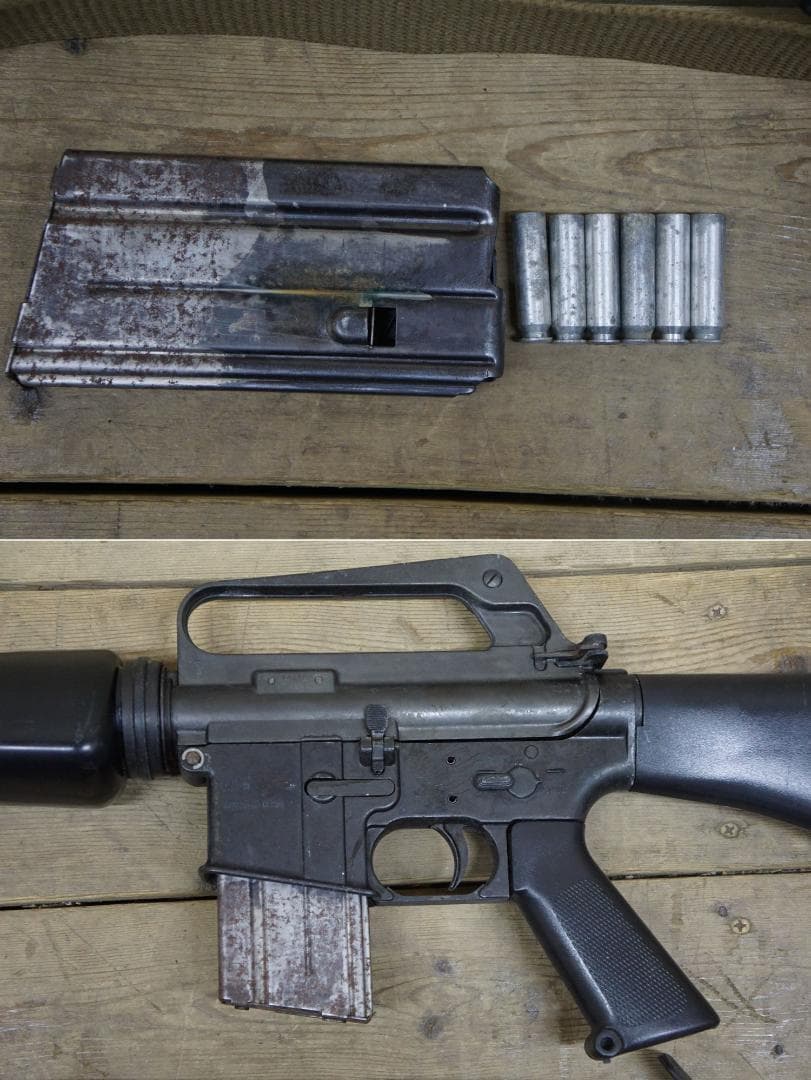 SMG刻印 MGC COLT M16 モデルガン マガジン付 アサルトライフル