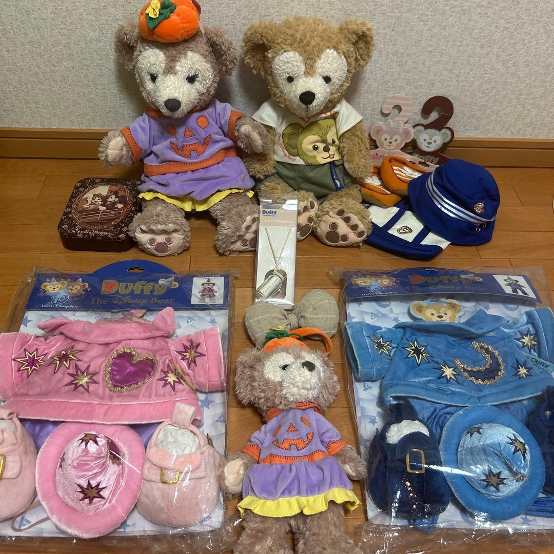 ダッフィー シェリーメイ コスチューム ディズニーシー10周年 など