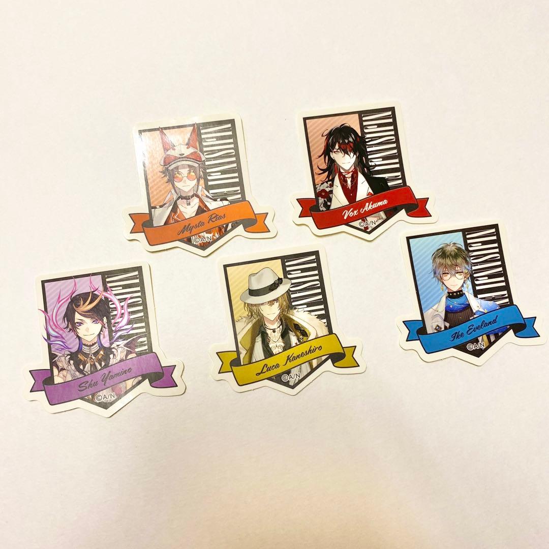 【匿名配送】にじさんじEN ステッカー にじぱぺっと Luxiem セット