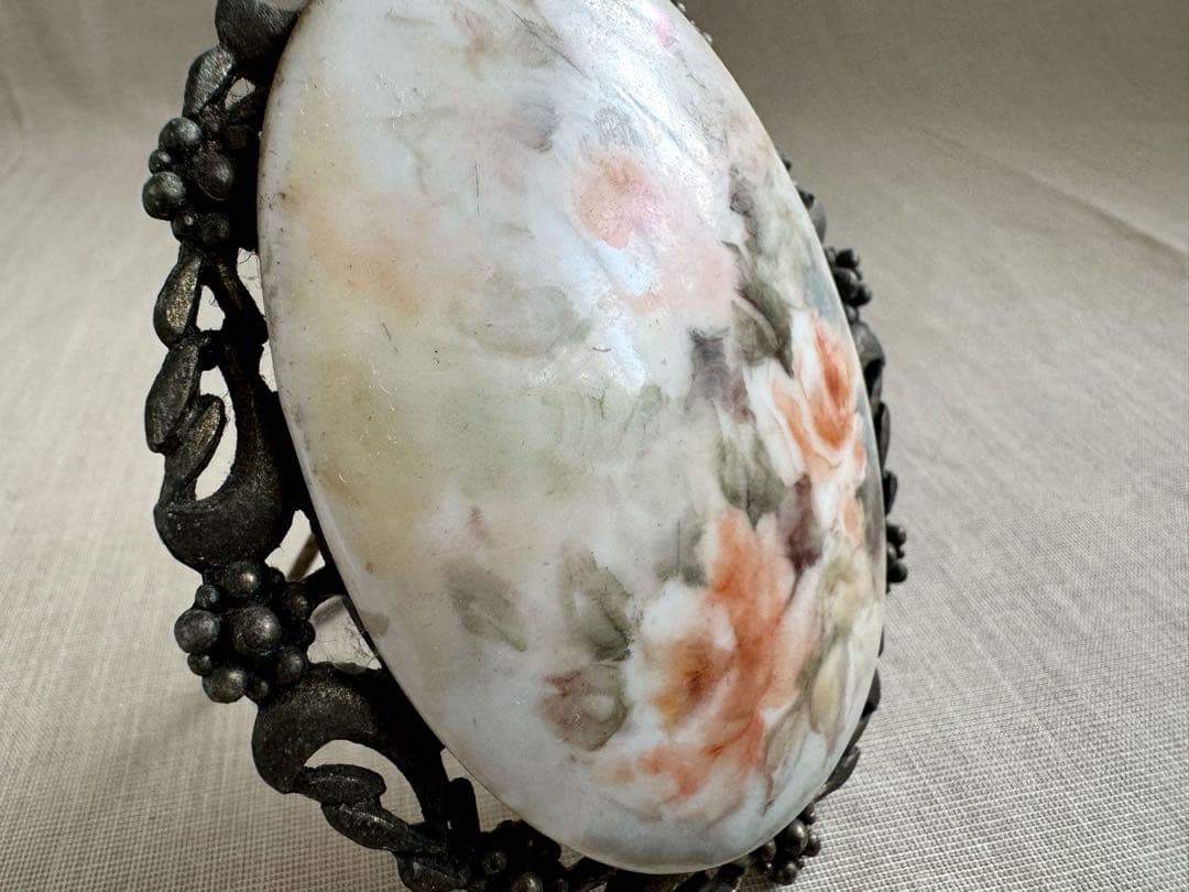 1920s ロンドン 作家サイン付き 手書き ポーセリン 置物 アンティーク