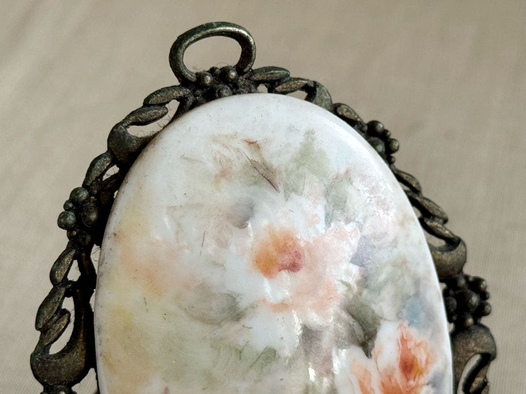 1920s ロンドン 作家サイン付き 手書き ポーセリン 置物 アンティーク