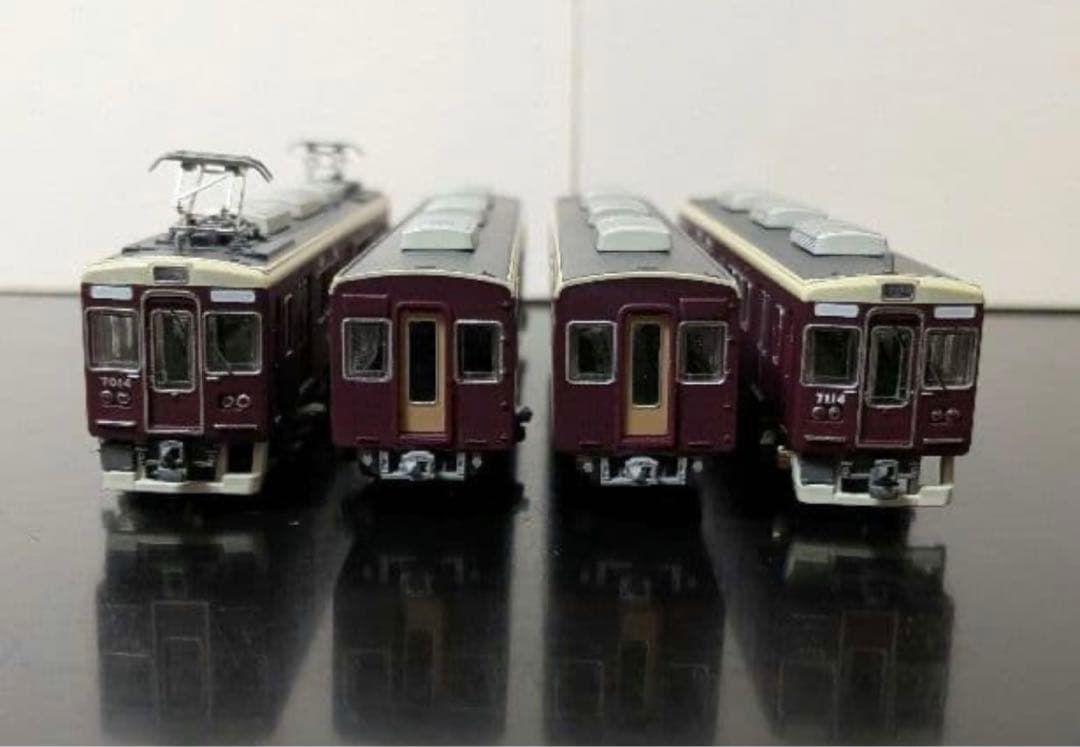 阪急 7000系 アルミ量産車 リニューアル車両 4両セット 鉄コレ