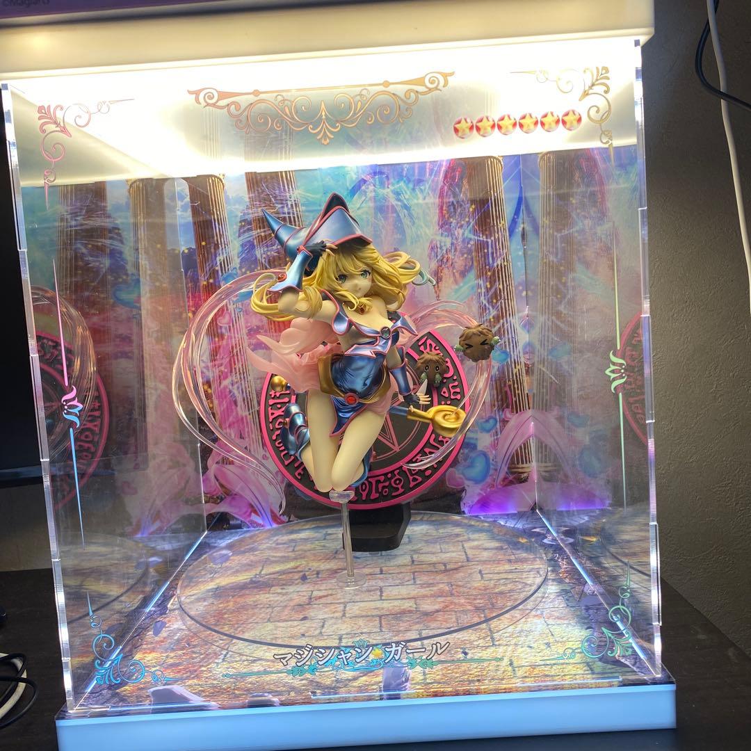1/6 マギアーツ ブラックマジシャンガール フィギュア 専用ケース上下照明付