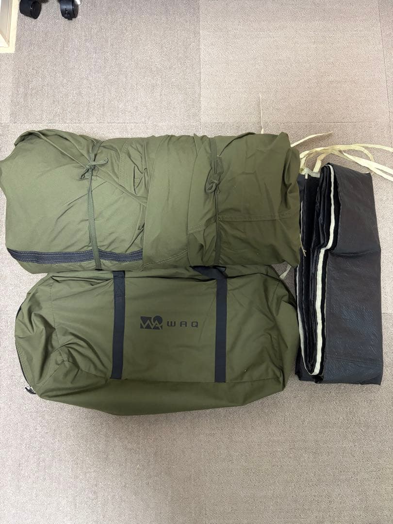 WAQ Alpha TC/DX 、フロントウォール、グランドシートのセット