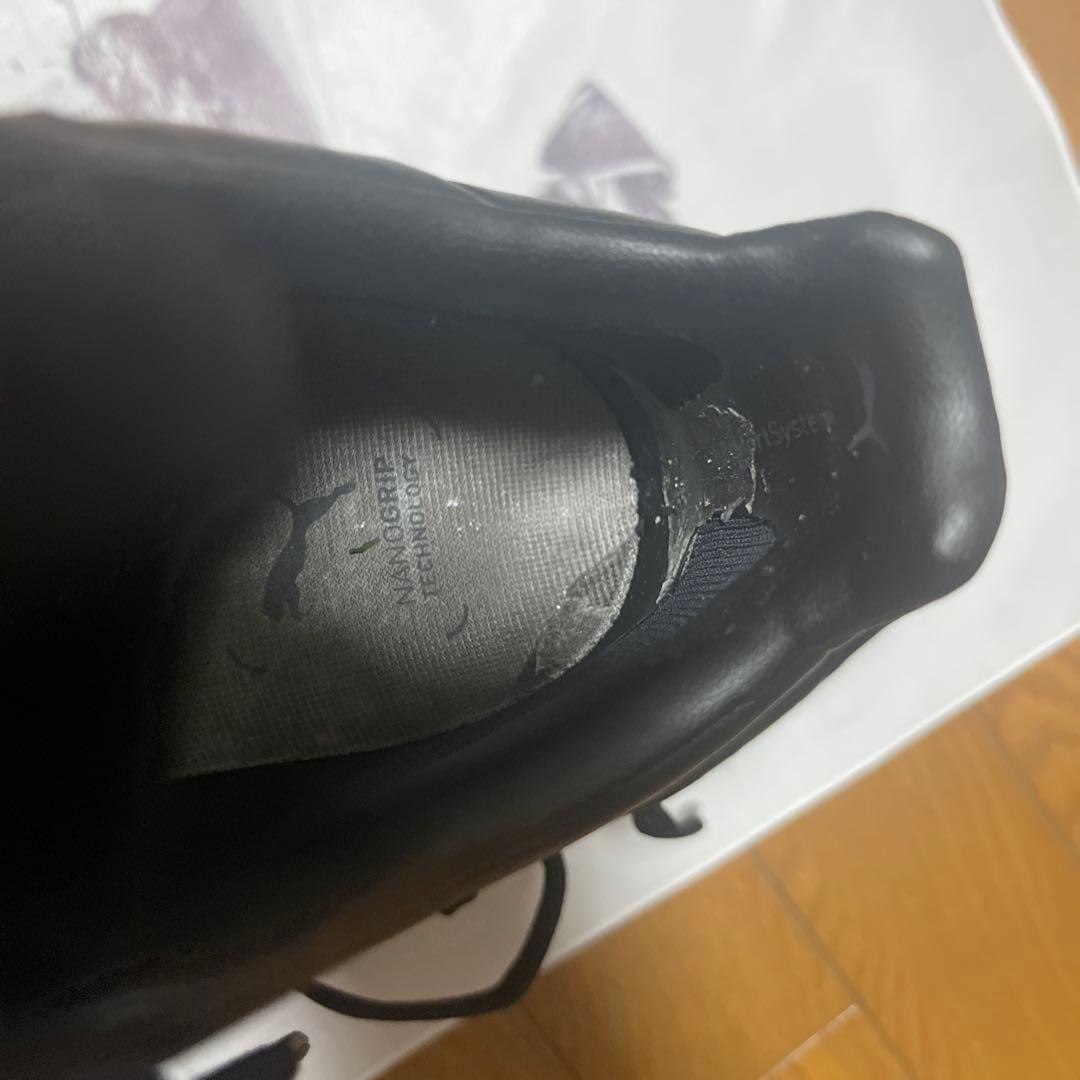 【美品】プーマキング プラチナム21 HG/AG ブラック 25.5cm