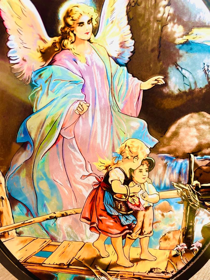 貴重【 ルイス・C・ティファニー 】 2枚 ステンドグラス キリスト イコン