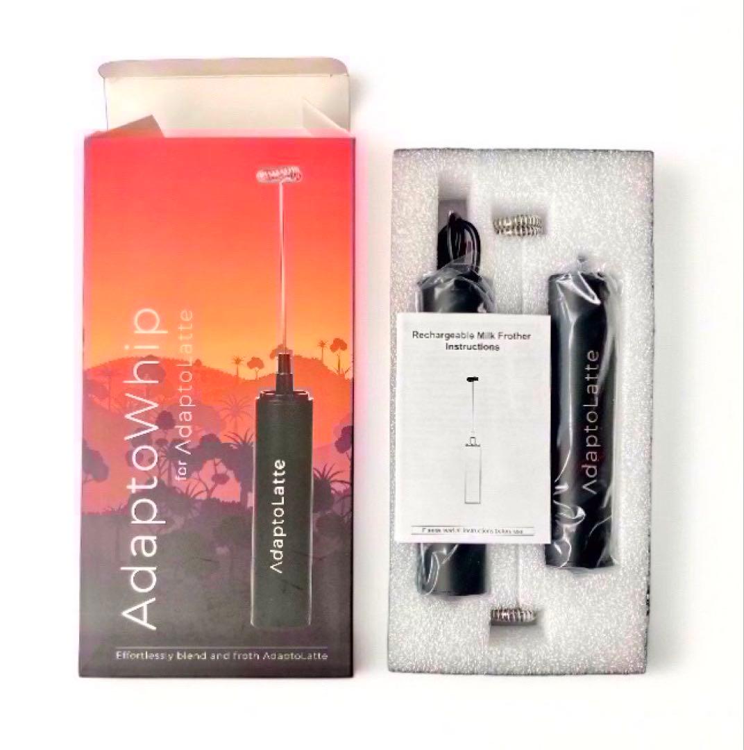 ＼即日発送／AdaptoLatte★ アダプトラテ コーヒーブラック＋ホイッパー
