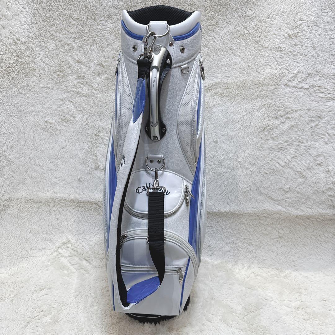 キャロウェイ Callaway ゴルフバッグ キャディバッグ ホワイト ブルー
