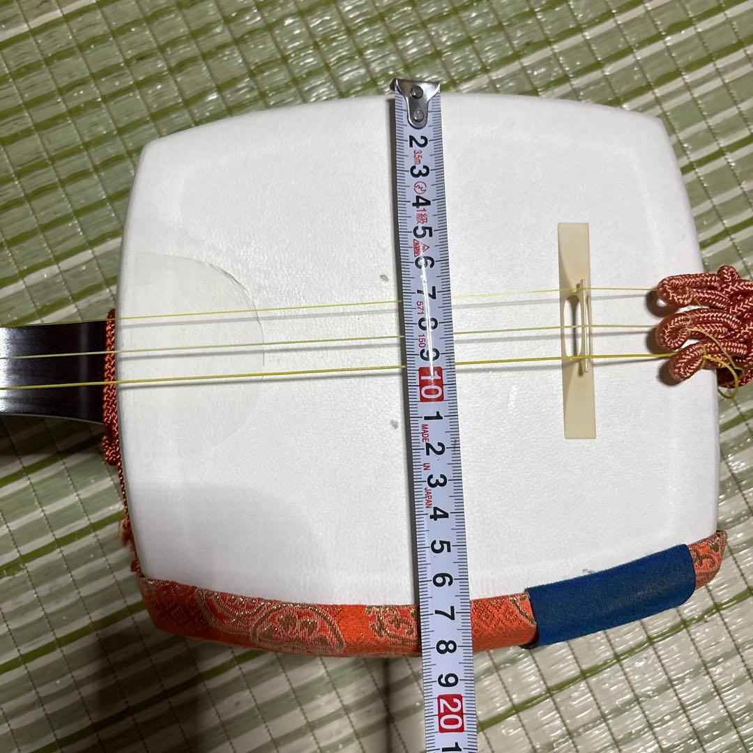 三味線　和楽器　バチ　べっこう風 撥　弦　駒　ハードケース