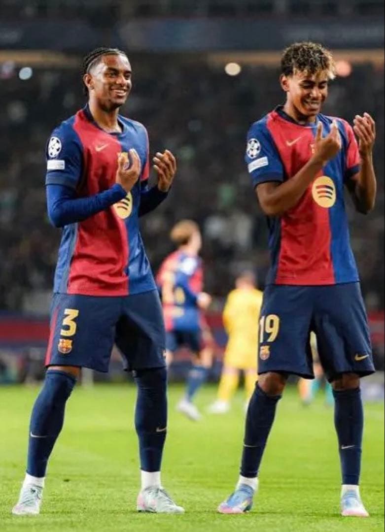 【正規品】バルセロナ　オーセンティック　ラミンヤマル　ユニフォーム24/25 L