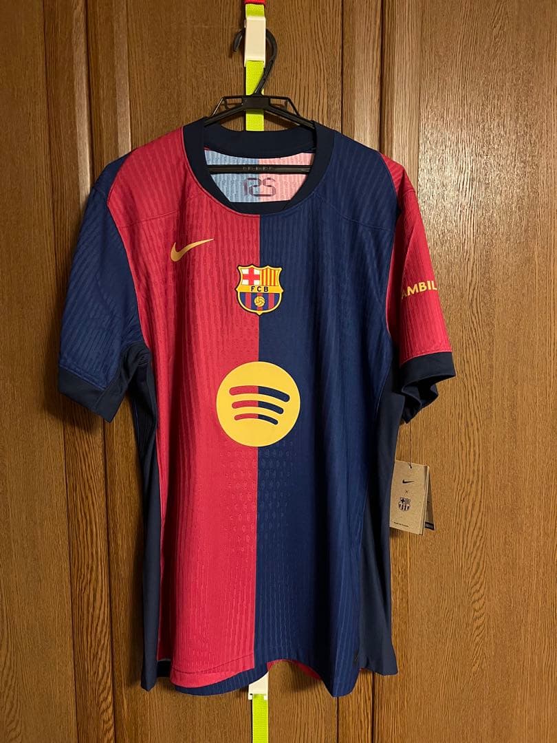 【正規品】バルセロナ　オーセンティック　ラミンヤマル　ユニフォーム24/25 L