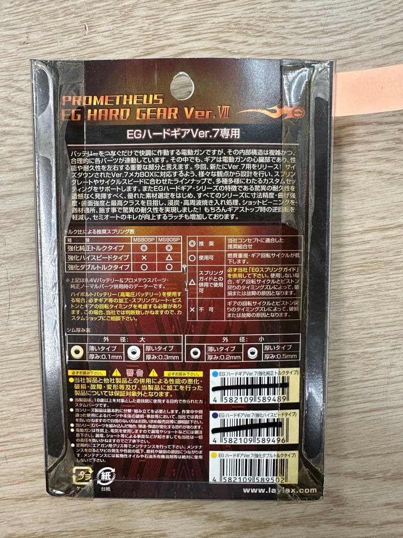 PROMETHEUS EG HARD GEAR ver.Ⅶ MS90sp