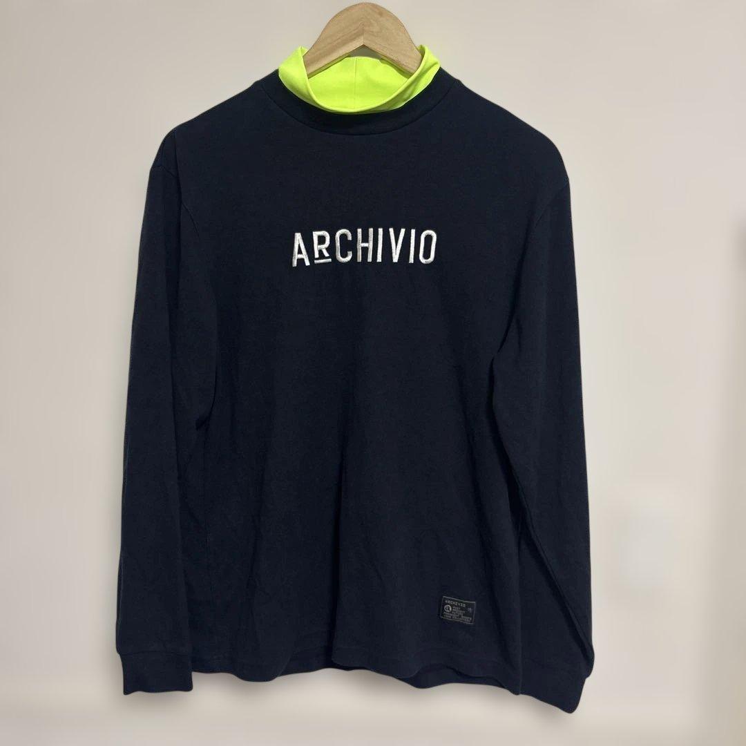 アルチビオ　モックネック　シャツ　蛍光カラー　サイズ46