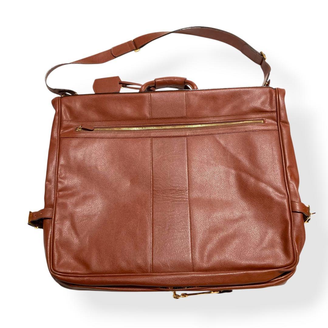 レア★サルヴァトーレ フェラガモ ガーメントバッグ ホース レザー ヴィンテージ