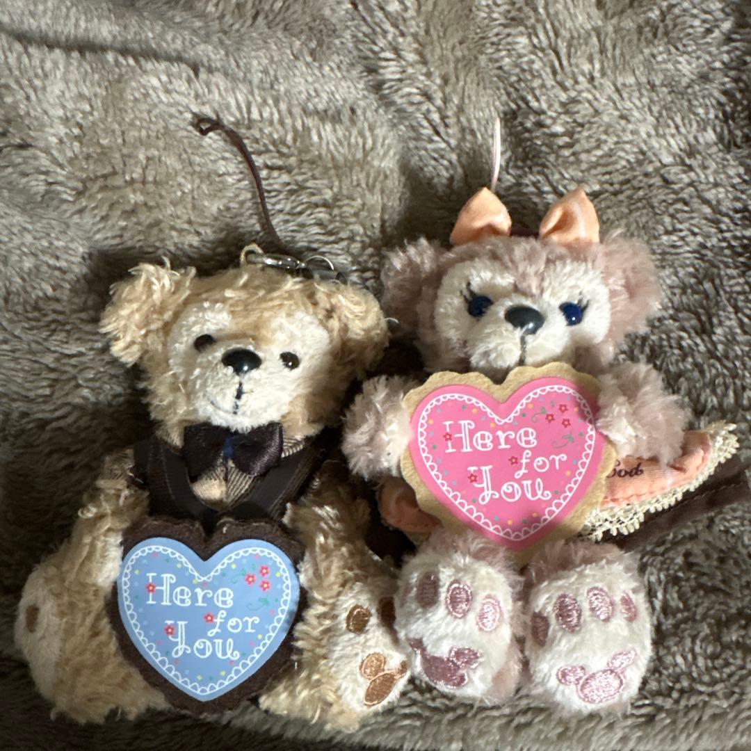 【まとめ売り】12個　ダッフィー ＆シェリーメイ　ぬいぐるみバッチ＆ストラップ