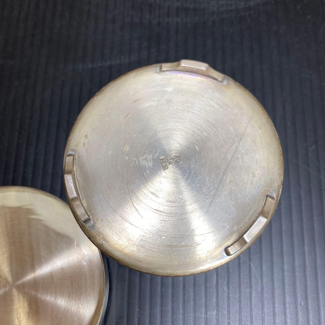 純銀製　鳳凰　建物　ボンボニエール　93g 共箱　東さ8-0208☆2F