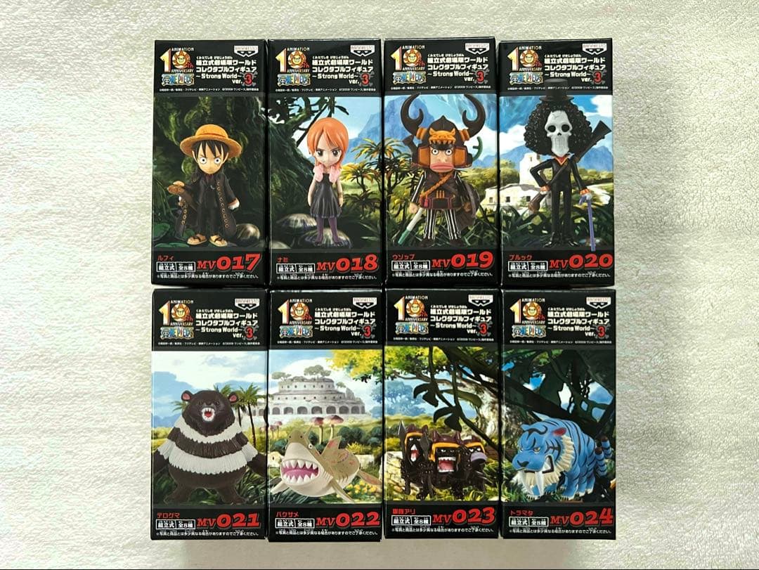 [未開封]ワンピース ワーコレ ストロングワールド ver.3 & 4 全16品