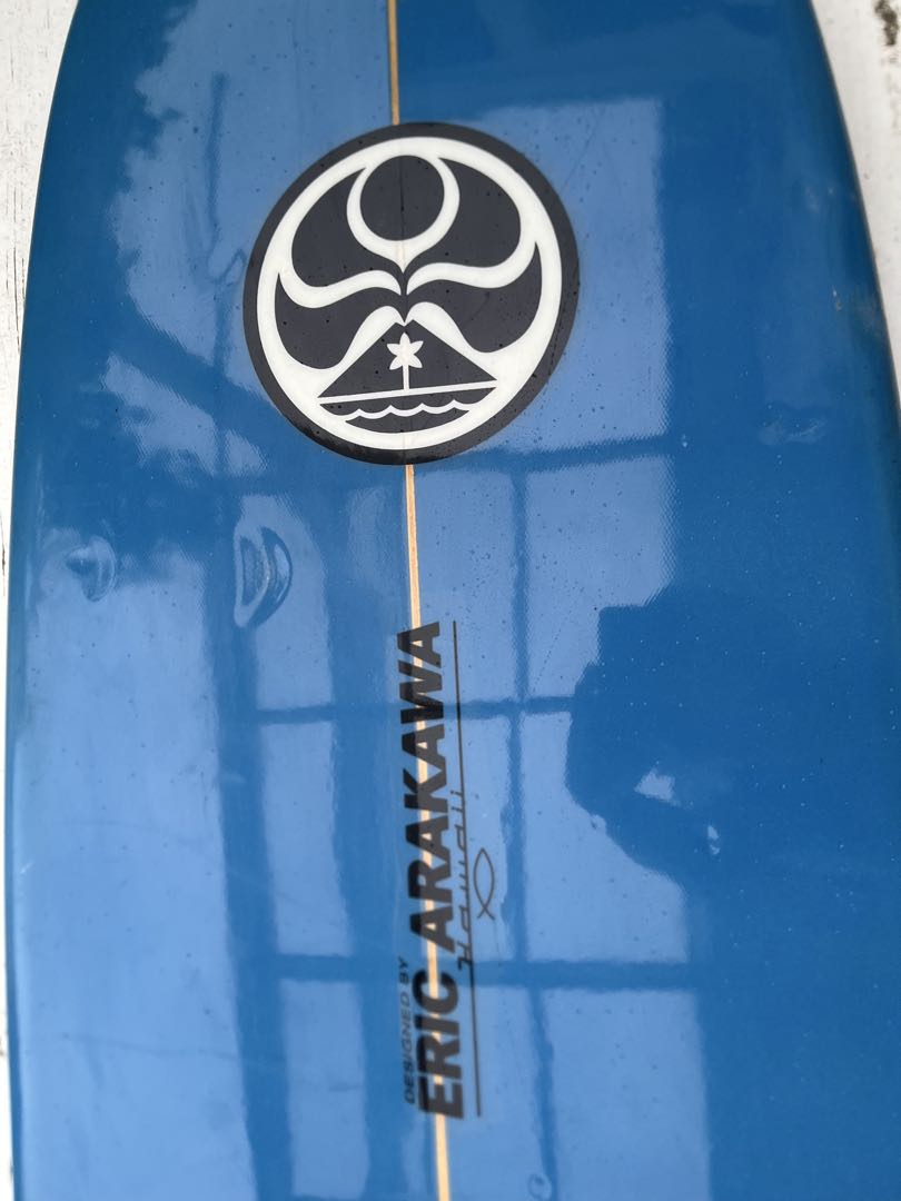 HIC ロングボード、フィン付 / ERIC ARAKAWA 引き取り限定