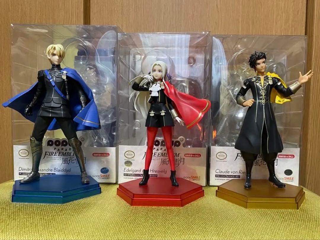 ファイアーエムブレム　風花雪月　フィギュア 3体セット