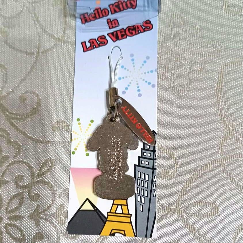 【レア】海外 ハローキティ　ラスベガス　根付け ストラップ　ご当地キティ