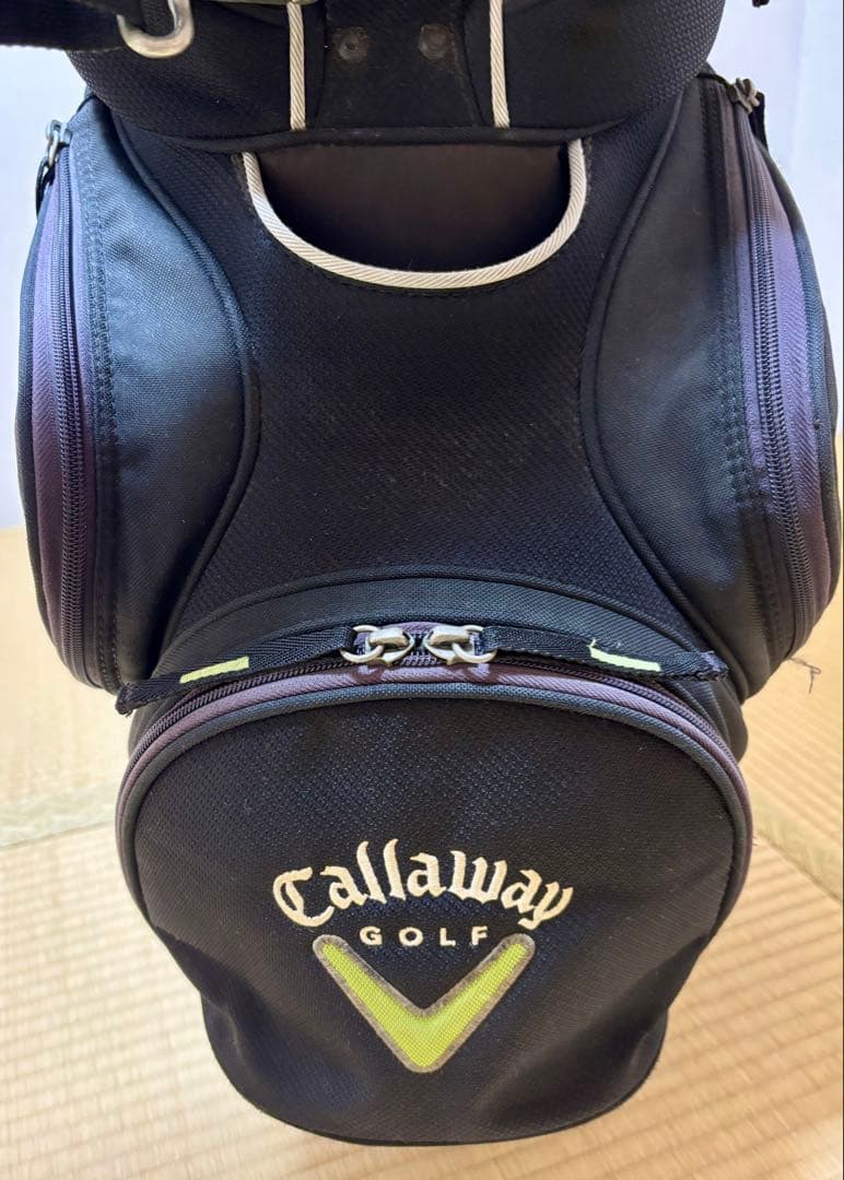 澤*蒼様 レトロ Callaway BIG BERTHA キャディバッグ　ブラッ