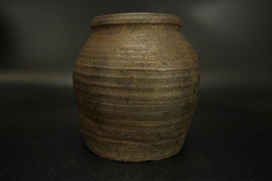 古備前 壷 波線紋 壷 古美術(ZE537)